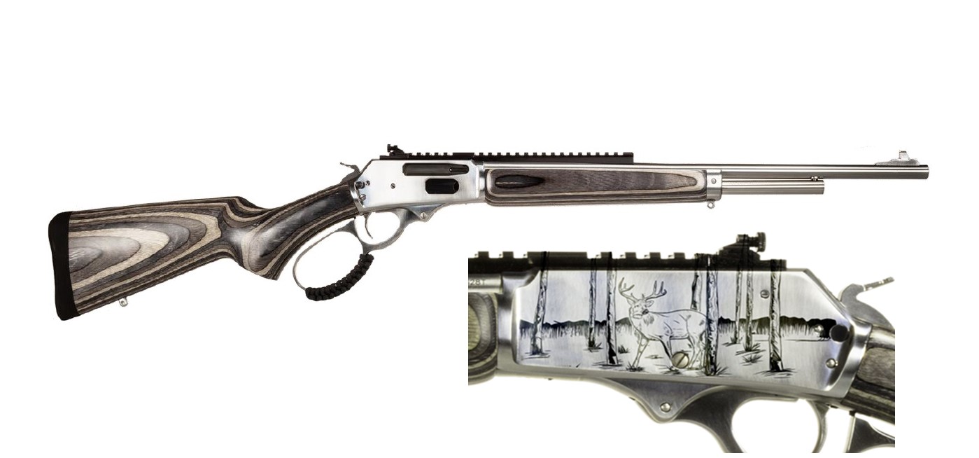 ROSSI R95 30 30WIN 20IN BARREL 5RD SS/SS LAMINATED DEER ENGRAVING TALO 953030209LWEN1 - Taurus Savings